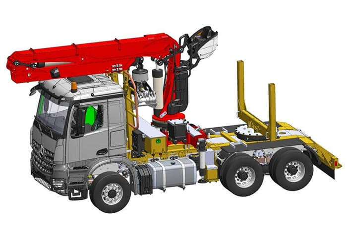 Timber truck by DOLL to be unveiled at Intermodellbau